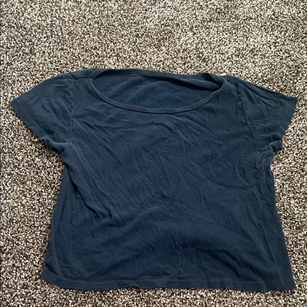 Brandy Melville Black Crop Top